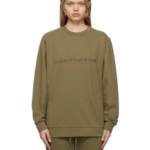 Museum of Peace & Quiet sweatshirt, size medium